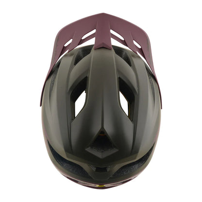 Troy Lee Designs Flowline MTB Helmet - Point - Caper-Prune
