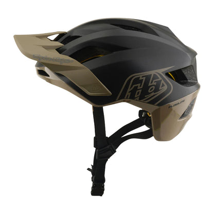 Troy Lee Designs Flowline MTB Helmet - Point - Charcoal-Timber