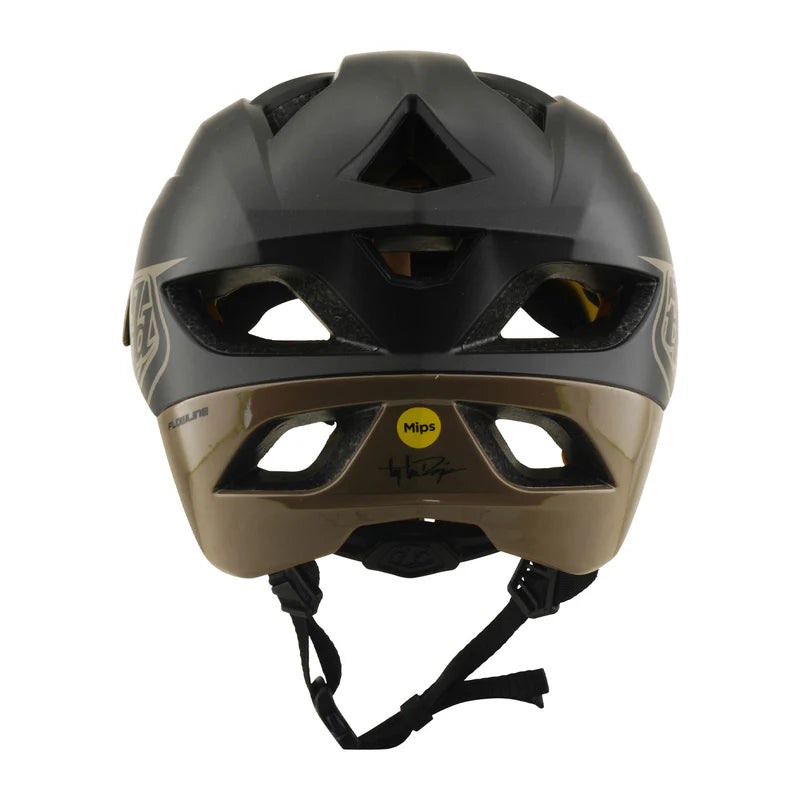 Troy Lee Designs Flowline MTB Helmet - Point - Charcoal-Timber
