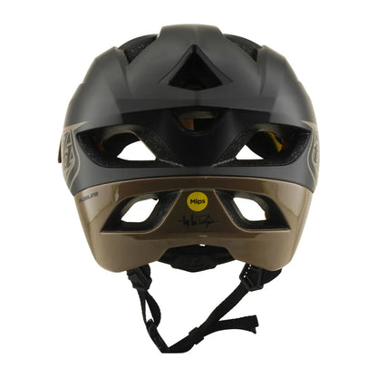 Troy Lee Designs Flowline MTB Helmet - Point - Charcoal-Timber