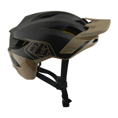 Troy Lee Designs Flowline MTB Helmet - Point - Charcoal-Timber