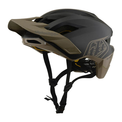 Troy Lee Designs Flowline MTB Helmet - Point - Charcoal-Timber