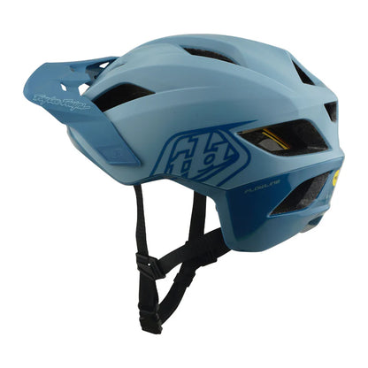 Troy Lee Designs Flowline MTB Helmet - Point - Dawn Blue-Sapphire