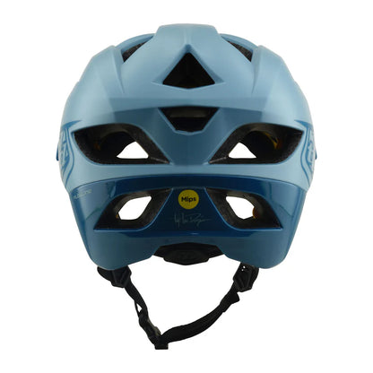 Troy Lee Designs Flowline MTB Helmet - Point - Dawn Blue-Sapphire