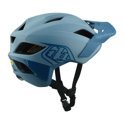 Troy Lee Designs Flowline MTB Helmet - Point - Dawn Blue-Sapphire