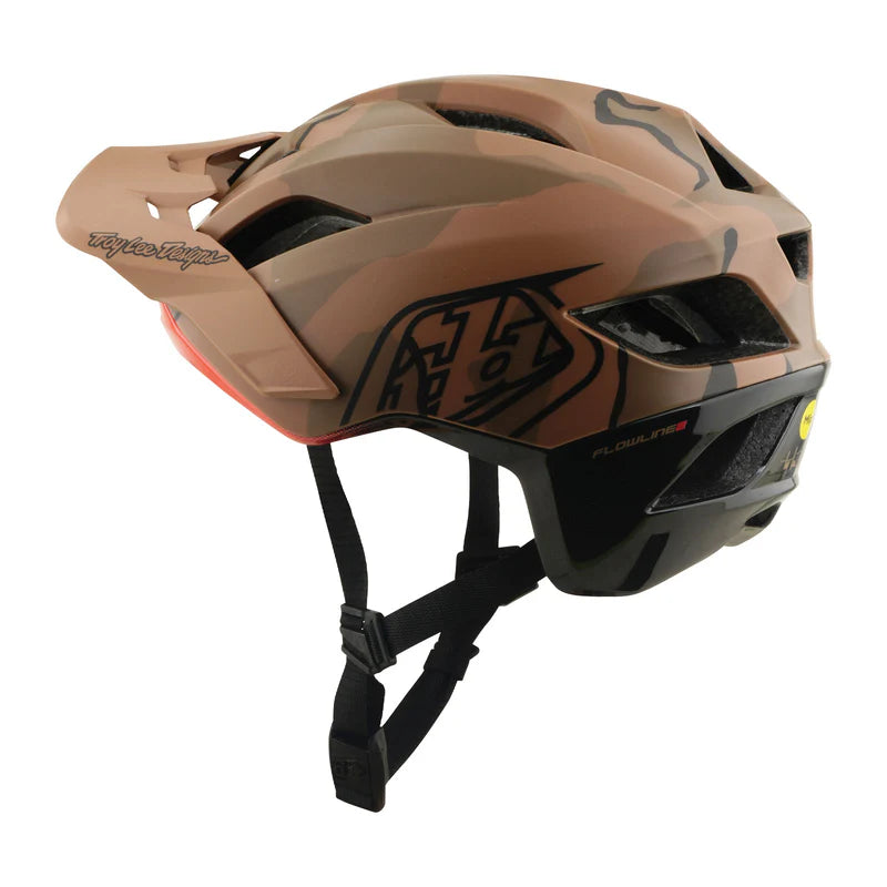 Troy Lee Designs Flowline SE MTB Helmet - Badge - Sienna Camo