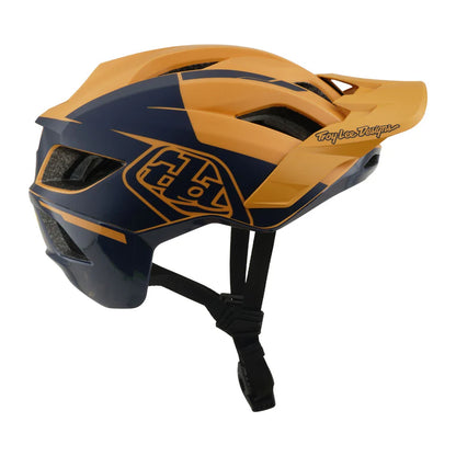 Troy Lee Designs Flowline SE MTB Helmet - Hydro - Mustard-Black Iris