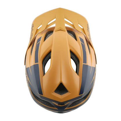 Troy Lee Designs Flowline SE MTB Helmet - Hydro - Mustard-Black Iris
