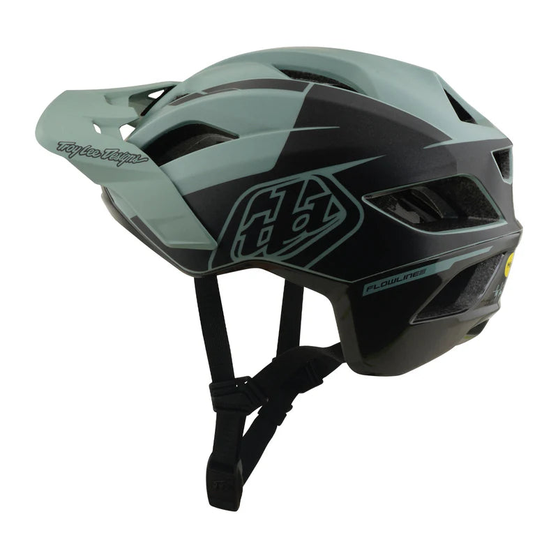 Troy Lee Designs Flowline SE MTB Helmet - Hydro - Sage-Charcoal