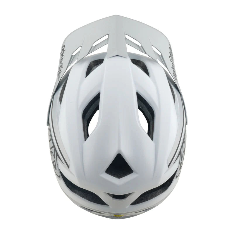 Troy Lee Designs Flowline SE MTB Helmet - Phantom - White