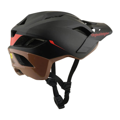 Troy Lee Designs Flowline SE MTB Helmet - Stacks - Charcoal-Sienna