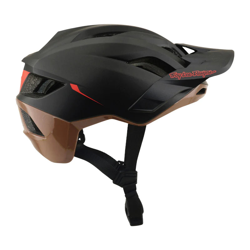 Troy Lee Designs Flowline SE MTB Helmet - Stacks - Charcoal-Sienna