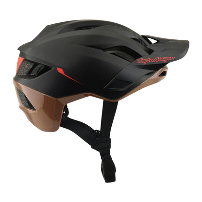 Troy Lee Designs Flowline SE MTB Helmet - Stacks - Charcoal-Sienna