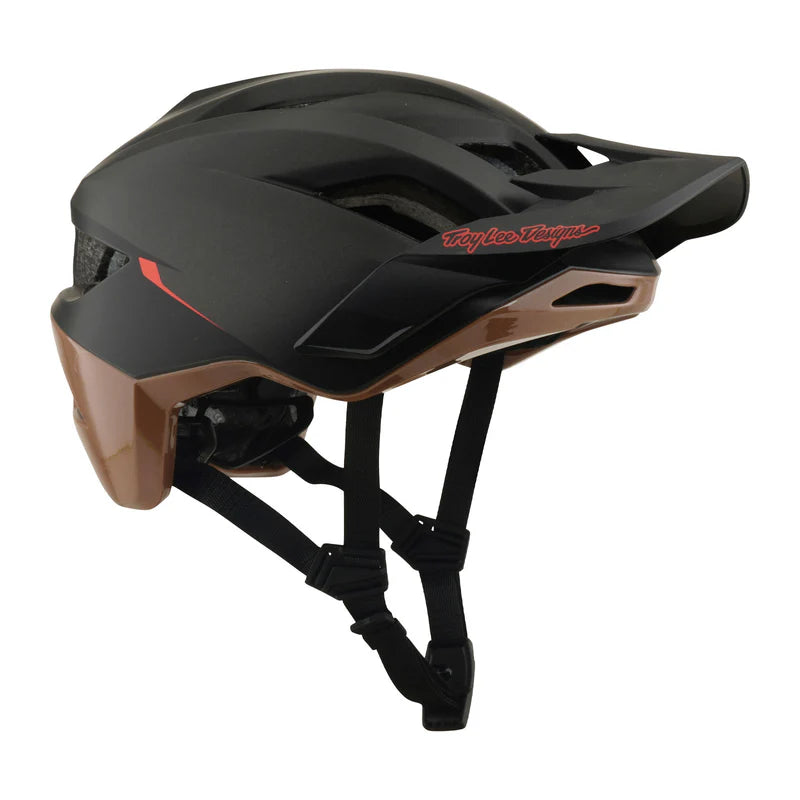 Troy Lee Designs Flowline SE MTB Helmet - Stacks - Charcoal-Sienna