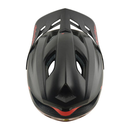 Troy Lee Designs Flowline SE MTB Helmet - Stacks - Charcoal-Sienna