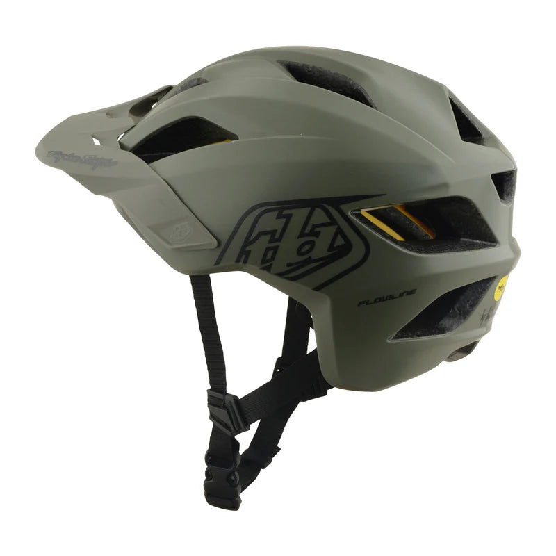 Troy Lee Designs Flowline MTB Helmet - Youth - Point - Army-Phantom