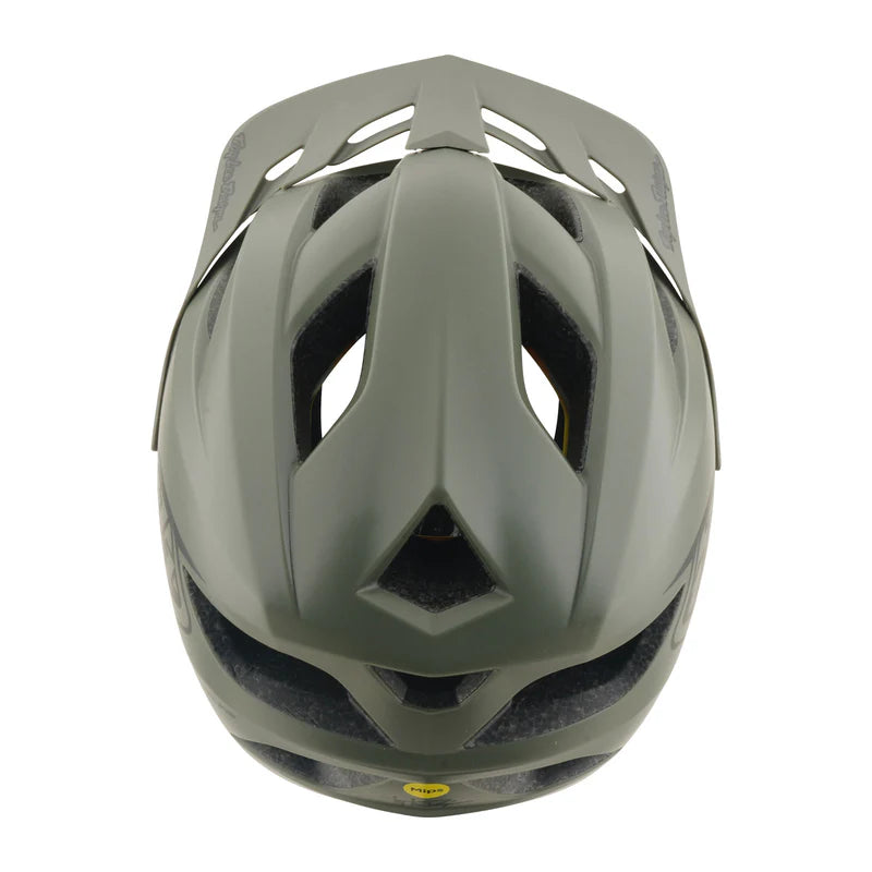 Troy Lee Designs Flowline MTB Helmet - Youth - Point - Army-Phantom