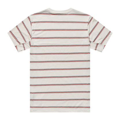 Troy Lee Designs Skyline Short Sleeve Ride Tee - Checked Out - Pumice