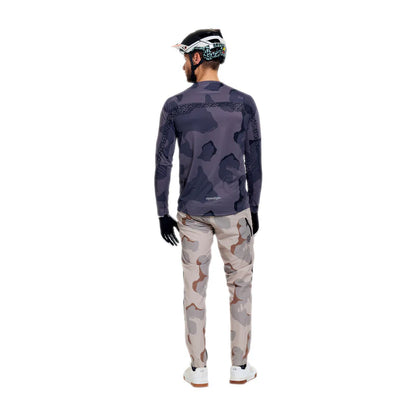 Troy Lee Designs Skyline Pro Long Sleeve MTB Jersey - Flow Camo - Carbon
