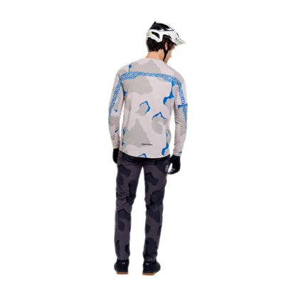 Troy Lee Designs Skyline Pro Long Sleeve MTB Jersey - Flow Camo - Pumice