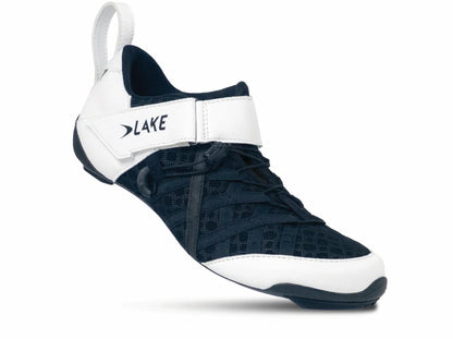 Lake TX224 Triathlon Shoe - Narrow - White-Black