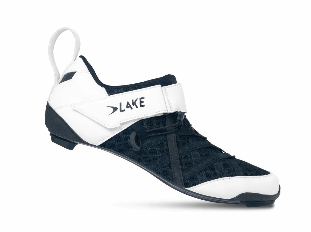 Lake TX224 Triathlon Shoe - Womens - White-Black