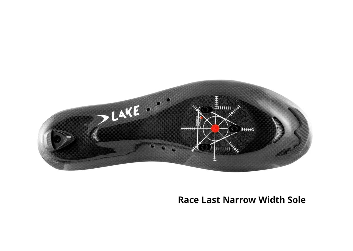 Lake TX224 Triathlon Shoe - Narrow - White-Black