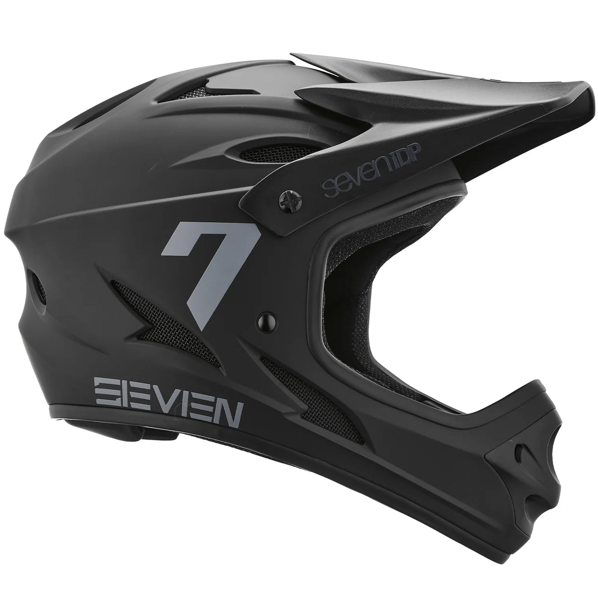 7 iDP M1 Full Face Helmet - Matte Black