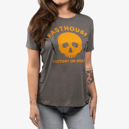 Fasthouse Victory Tee - Womens - Graphite