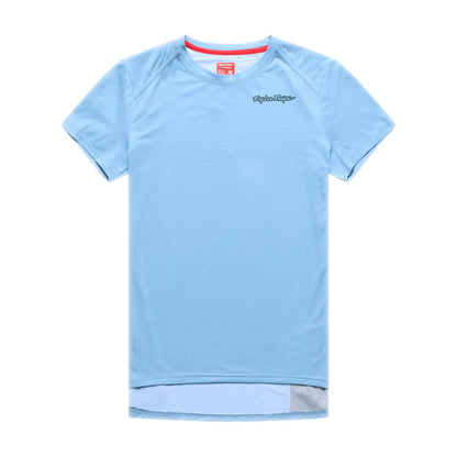Troy Lee Designs Lilium Pro Short Sleeve MTB Jersey - Womens - Dawn Blue