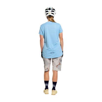 Troy Lee Designs Lilium Pro Short Sleeve MTB Jersey - Womens - Dawn Blue