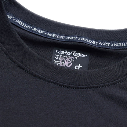Troy Lee Designs Lilium Short Sleeve Ride Tee - Womens - Signature - Black