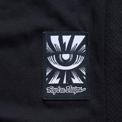 Troy Lee Designs Lilium Short Sleeve Ride Tee - Womens - Signature - Black