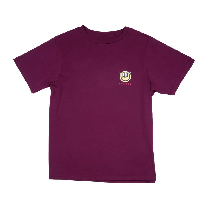 Troy Lee Designs Happy Dayz Short Sleeve Tee - Womens - Sangria