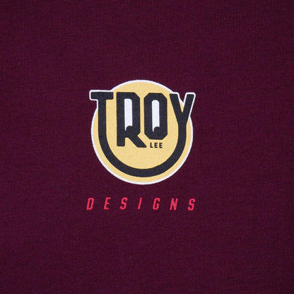 Troy Lee Designs Happy Dayz Short Sleeve Tee - Womens - Sangria