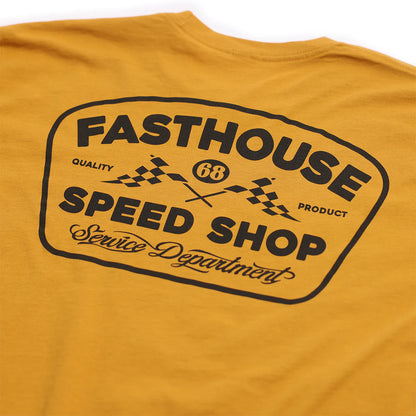 Fasthouse Wedged Tee - Vintage Gold