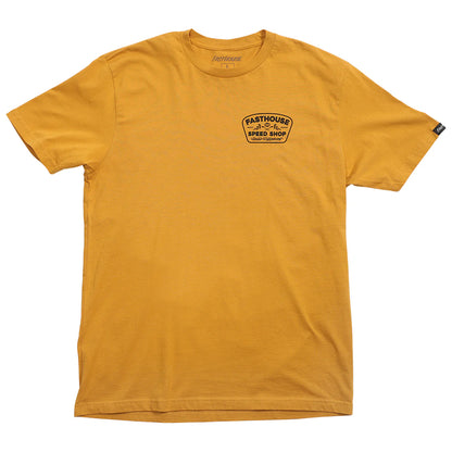 Fasthouse Wedged Tee - Vintage Gold