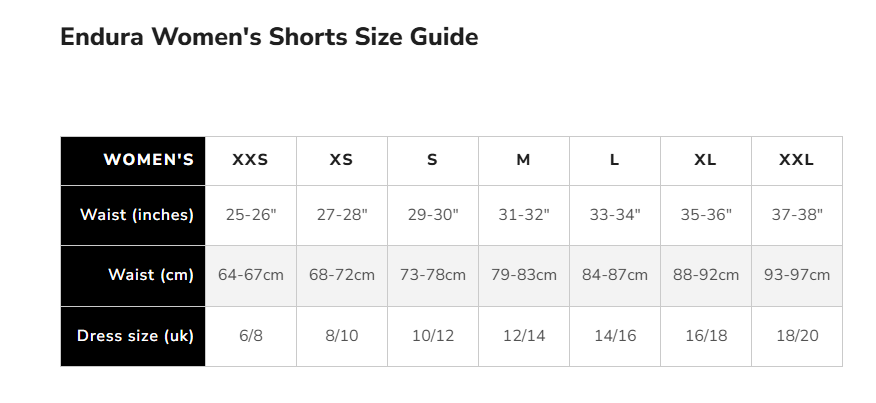 Endura Engineered Padded Boxer with Clickfast - Womens - Black