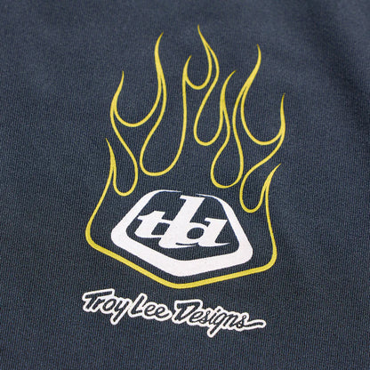 Troy Lee Designs Ruckus Long Sleeve Ride Tee - Youth - Pressed - Carbon