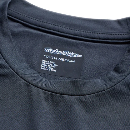 Troy Lee Designs Ruckus Long Sleeve Ride Tee - Youth - Pressed - Carbon