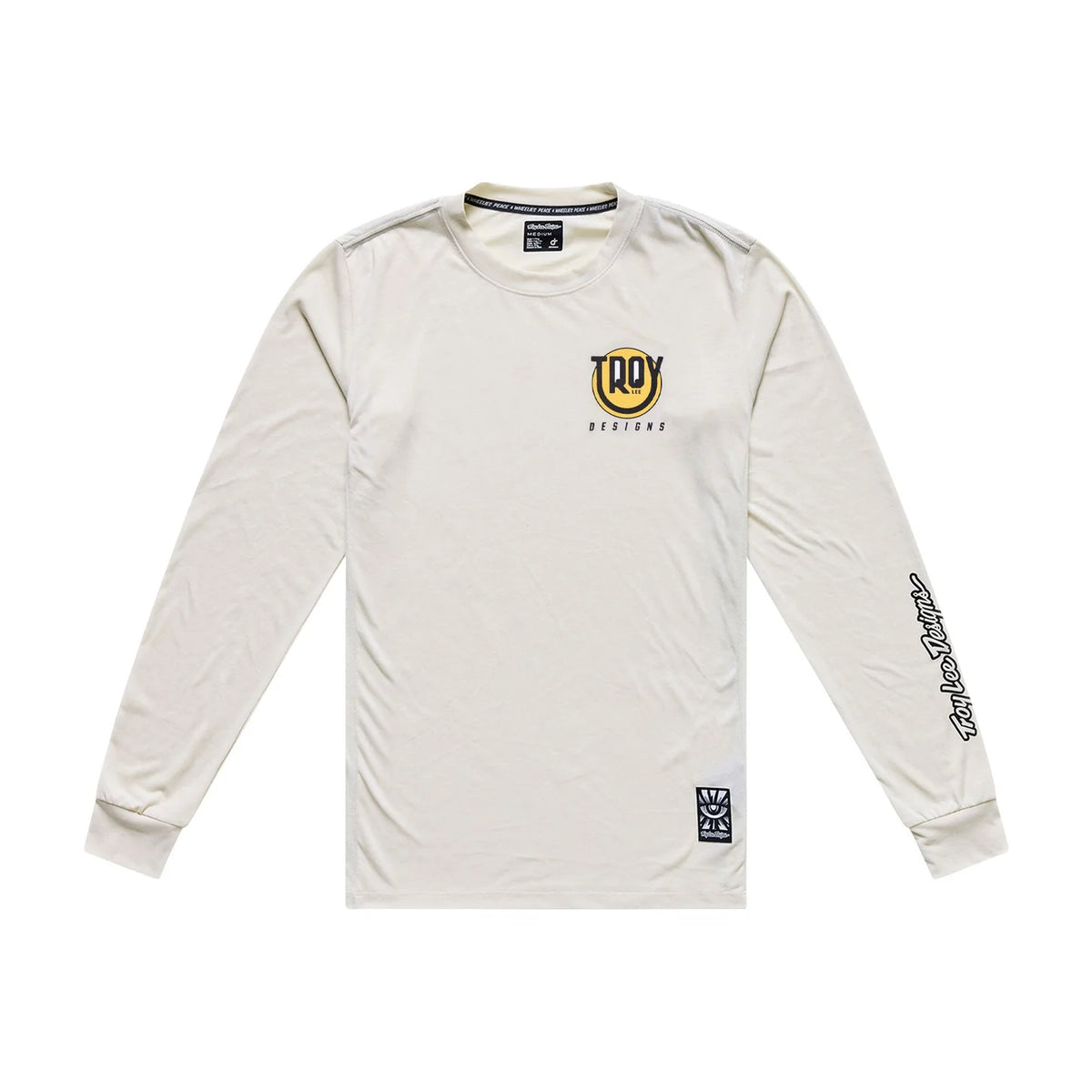 Troy Lee Designs Skyline Long Sleeve Ride Tee - Youth - Happy - Pumice