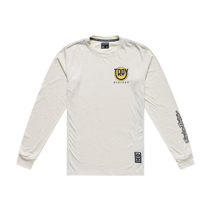 Troy Lee Designs Skyline Long Sleeve Ride Tee - Youth - Happy - Pumice