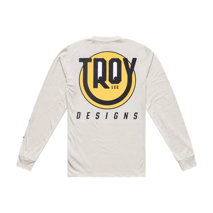 Troy Lee Designs Skyline Long Sleeve Ride Tee - Youth - Happy - Pumice