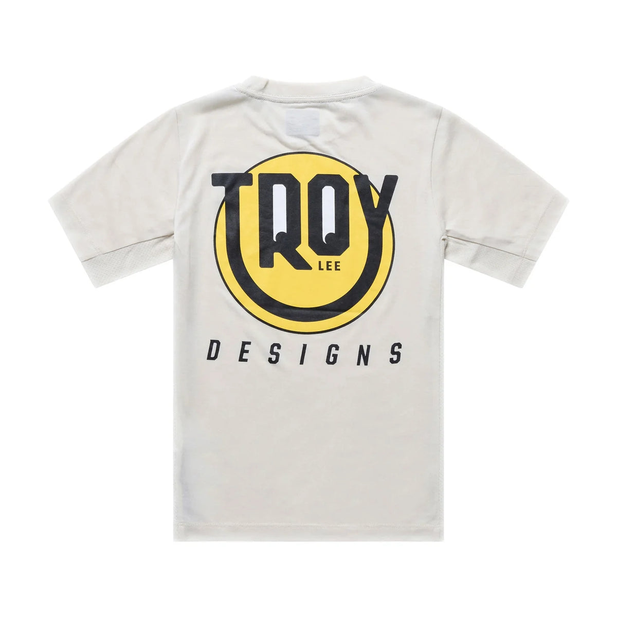 Troy Lee Designs Skyline Short Sleeve Ride Tee - Youth - Happy - Pumice