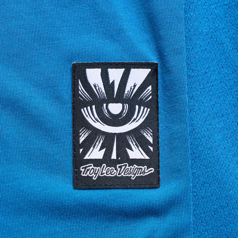 Troy Lee Designs Skyline Long Sleeve Ride Tee - Youth - One Eye - Aero Blue