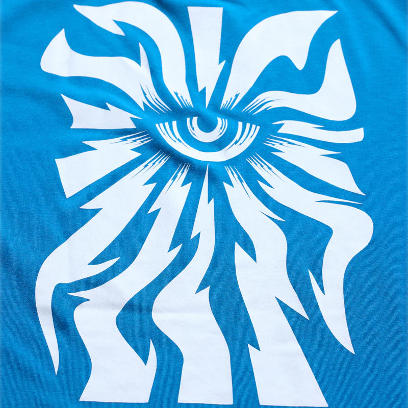 Troy Lee Designs Skyline Long Sleeve Ride Tee - Youth - One Eye - Aero Blue