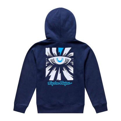 Troy Lee Designs Pullover Hoodie - Youth - Cyborg - Navy