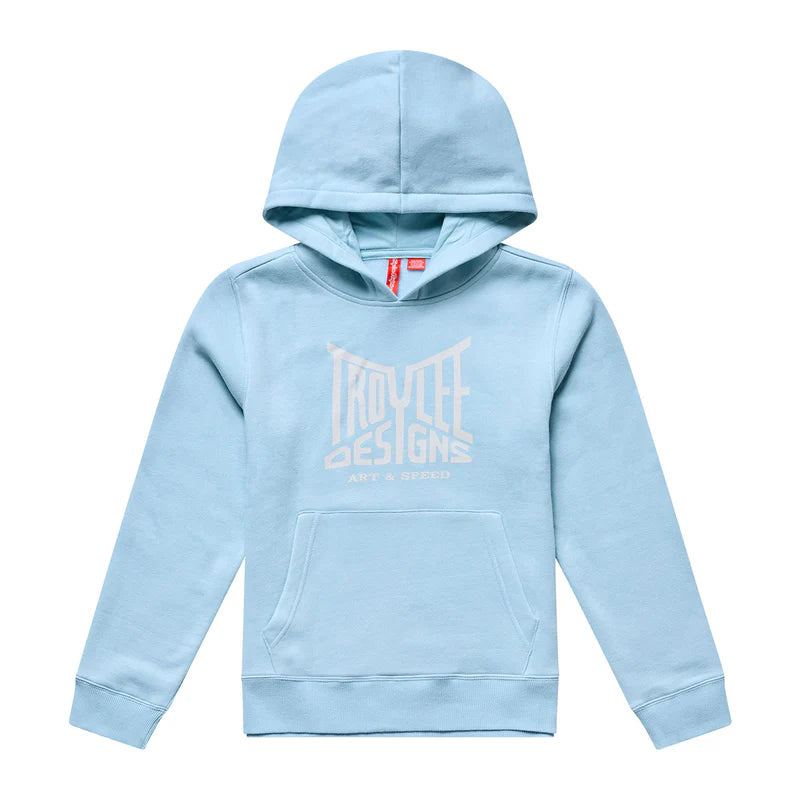 Troy Lee Designs Pullover Hoodie - Youth - Handlebar - Dawn Blue
