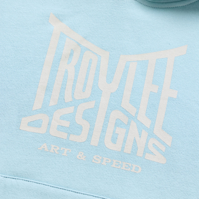 Troy Lee Designs Pullover Hoodie - Youth - Handlebar - Dawn Blue