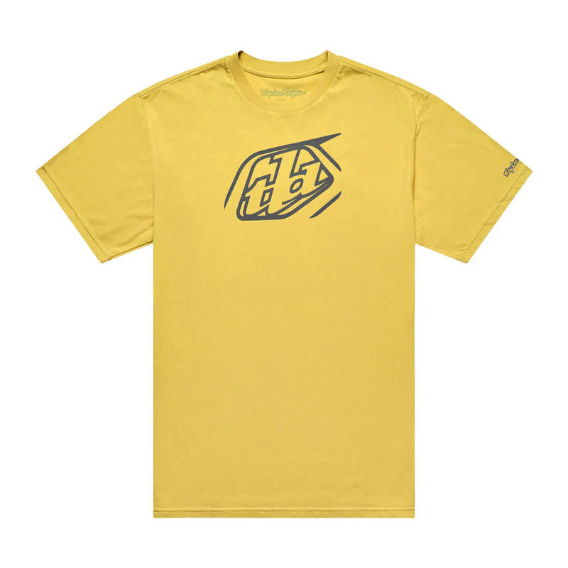 Troy Lee Designs Badge Short Sleeve Tee - Youth - Butter